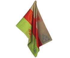 Kela 10704 Geschirrtuch Amalio, beige/rot