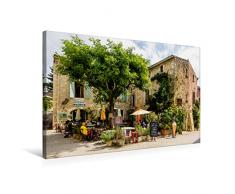 Premium Textil-Leinwand 75 x 50 cm Quer-Format Provence - Oppède lex Vieux | Wandbild, HD-Bild auf Keilrahmen, Fertigbild auf hochwertigem Vlies, Leinwanddruck von Thomas Seethaler