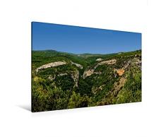 Premium Textil-Leinwand 120 x 80 cm Quer-Format Provence - Gorges de la Nesque | Wandbild, HD-Bild auf Keilrahmen, Fertigbild auf hochwertigem Vlies, Leinwanddruck von Thomas Seethaler