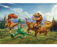 AG Design Arlo & Spot Disney, Vlies Fototapete Kinderzimmer 1 Teil, Mehrfarbig 0,1 x 160 x 110 cm