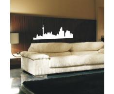 INDIGOS WG30513-61 Wandtattoo w513 Skyline Shanghai Wandaufkleber 120 x 54 cm, grün