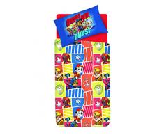 Gabel Paw Patrol Bettbezug, Einzelbett, 100% Baumwolle, 5 x 23 x 28 cm 5x23x28 cm Arancio
