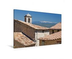 Premium Textil-Leinwand 120 x 80 cm Quer-Format Mont Ventoux, der heilige Berg der Provence | Wandbild, HD-Bild auf Keilrahmen, Fertigbild auf hochwertigem Vlies, Leinwanddruck von Martin Ristl