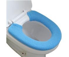 vimeet Warm WC-Sitz Bezug waschbar Badezimmer Closestool Pad Matte, Flanell, blau, Einheitsgröße
