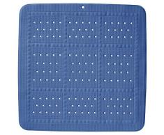 Sealskin Unilux Duscheinlage, Sicherheitseinlage für Badewanne und Dusche, Farbe: Royalblau, Größe: 55x55 cm