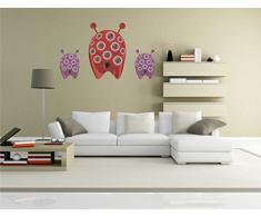 Indigos KAR-Wall-clm016-70 Wandtattoo fürs Kinderzimmer clm016 - Lustige kleine Monster - Matey - Wandaufkleber 70 x 42 cm