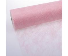 Deko AS GmbH Sizoflor Tischband Zartrosa 60 cm Rolle 25 Meter - 60-600-25-033