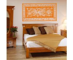 INDIGOS 4052166054966 Wandtattoo w295 Ornament, Vogel Wandaufkleber 120 x 61 cm, orange