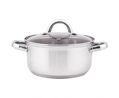 Quid Arcuisine Bräter mit Deckel 1L Messkanne 20 Zentimeter. Ottawa Typ