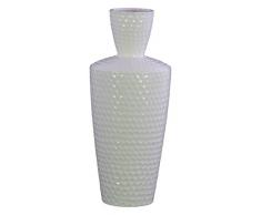 Urban Trends Runde Keramik Vase mit Trompete Hals