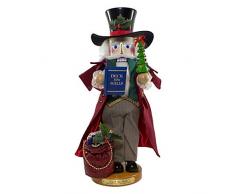 Kurt S. Adler 18.9-Inch Musical Deck The Halls Nutcracker Nussknacker, Mehrfarbig