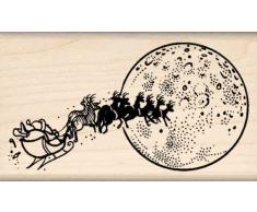 Stamps by Impression ST 0984 Stempel Weihnachtsmann Schlitten