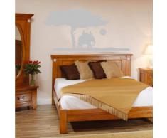 INDIGOS 4052166119245 Wandtattoo w558 Afrika / Steppe, Elefant Wandaufkleber 120 x 58 cm, silber