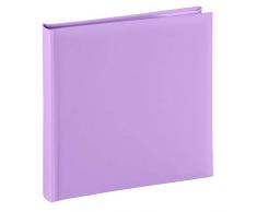 Hama Fotoalbum Jumbo 30x30 cm (Fotobuch mit 80 weißen Seiten, Album für 320 Fotos zum Selbstgestalten und Einkleben) rosa pastell