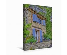 Premium Textil-Leinwand 30 x 45 cm Hoch-Format Monieux, Provence | Wandbild, HD-Bild auf Keilrahmen, Fertigbild auf hochwertigem Vlies, Leinwanddruck von Annette Dupont