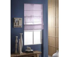 madecostore Raffrollo, Baumwolle, Feige, L80 x H180 cm