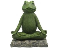 Meditierend Garten Yoga Frosch Statue