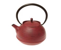 Teekanne aus Gusseisen, bordeaux rot 1.1L Sema design Schmuckbehälter