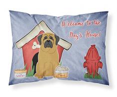 Caroline s Treasures bb2772pillowcase Hund House Collection Mastiff Stoff Kissenbezüge, Standard, Multicolor