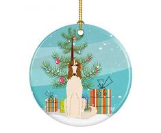 Carolines Treasures Weihnachtsbaum Airedale Terrier Merry Borzoi 3 in Mehrfarbig