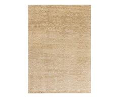 Solo Rugs Grace Teppich, niedriger Flor, handgeknüpft, 183 x 23 cm, cremefarben