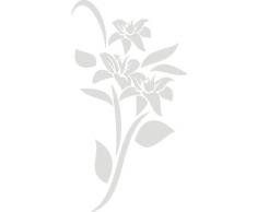 INDIGOS 4051719143935 Wandtattoo, Vinyl, silber, 60 x 10 x 10 cm