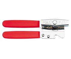 Nogent 04040G Maxi Kim Dosenöffner, Edelstahl, Griff aus Kunststoff, Rot