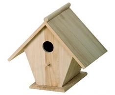 Artemio VIMOI02 Vogelhaus, Holz, Beige, 22 x 17 x 22 cm