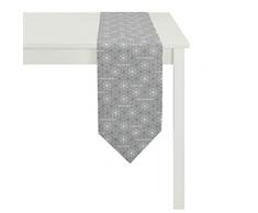 APELT Tischband, Polyester, anthrazit/Silber, 24 x 175 x 0.2 cm