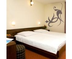 INDIGOS 4052166073523 Wandtattoo W442 Pflanze Blume Wandaufkleber 80 x 66 cm, braun