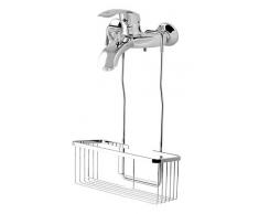 CM Bath Korb Seifenschale/portagel unter Wasserhahn, Edelstahl AISI304, 305 x 135 x 460 mm