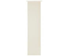 Elbersdrucke Feel Good Uni 09 Schiebevorhang, Polyester, beige, 245 x 60 cm