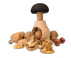 NERTHUS FIH 509 Nussknacker in Form von Seide und Schraubmechanismus, Holz