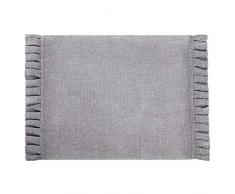 Eurofirany Platzset Untersetzer Telleruntersetzer Platzmatten Tischset Platzdecken Platzdekchen für 6 Personen 6 teilig Tisch Unterlage Rechteckig, Silber, 30x45cm