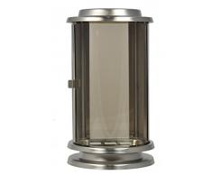 SMI Metall - & Handelswaren Laterne, Silber, 22,5 cm x 13 cm
