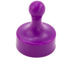 First4magnets F4MSPJU-1 Lila Jumbo Skittle Magnete - Büro & Kühlschrank (29mm Durchmesser x 38mm hoch) (Pack 1), silver, 25 x 10 x 3 cm