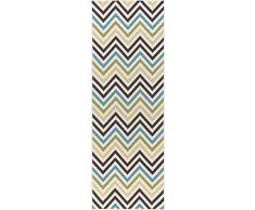 Universal Teppiche Chevron Transitional Läufer Accent Bereich Teppich, Mehrfarbig, 221 x 79 cm