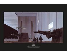 Komar Wandbild Star Wars Classic RMQ Death Star Hangar | Kinderzimmer, Jugendzimmer, Dekoration, Kunstdruck | ohne Rahmen | WB131-70x50 | Größe: 70 x 50 cm (Breite x Höhe)