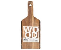 H+H Rinde Schneidebrett rechteckig Rinde, Holz, Braun, 30 x 12 x 4.5 cm