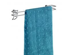 Wenko 22787100 Handtuchstange Classic - Handtuchhalter, Badetuchstange, Stahl, 40 x 8 x 8,5 cm, chrom