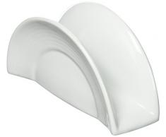 Home Florenz Handtuchhalter, Porzellan, Weiß