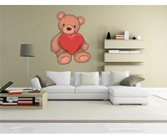 Indigos KAR-Wall-lovely067-58 Wandtattoo lovely067 - SÃ¼Ãe Herzen - Puppe - Wandaufkleber 58 x 76 cm