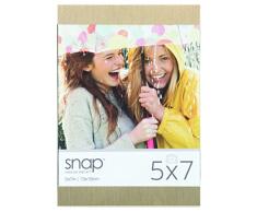 Snap schwarz Metall Bar hangcard Tisch Bilderrahmen, 12,7 x 17,8 cm