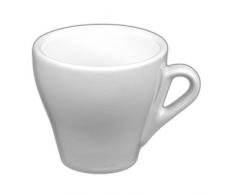 Holst Porzellan IT 004 Cappuccinotasse Italiano 0,18 l, weiß, 8 x 8 x 7.6 cm, 6 Einheiten