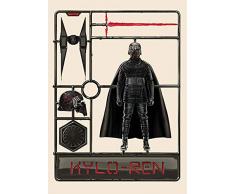 Komar Wandbild Star Wars Toy Kylo | Kinderzimmer, Jugendzimmer, Dekoration, Kunstdruck | ohne Rahmen | WB181-50x70 | Größe: 50 x 70 cm (Breite x Höhe)