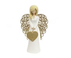 You Are An Angel an013i Figur Engel, Keramik, Weiß, 9.3 x 9.3 x 15.5 cm