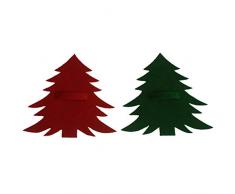 Amosfun 12-teiliges Geschirr-Halter, Messer, Gabeln, Tasche, Weihnachtsbaum, Silberwaren, Taschen, Weihnachten, Tischdekoration, Weihnachten, Urlaub, Party, Gastgeschenke