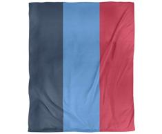 ArtVerse NFS Tennessee Red Football Stripes Bettbezug, Mikrofaser, 88 x 88 cm, Blau