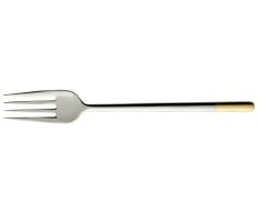 Villeroy & Boch Ella Serviergabel, 24,4 cm, Edelstahl, Teilvergoldet