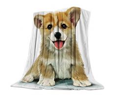 YEHO Art Gallery Flanell-Fleece-Decke für Bettzimmer, Sofa, Couch, Meeresschildkröte, Unterwasserwelt, leicht, gemütlich, warme Decken für Damen und Herren 39x49inch=100x125cm Anchor Ropeyag0583 Garantieverlängerung